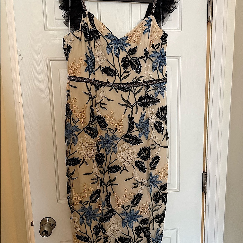 Lulu’s Floral Embroidered Dress